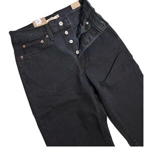 Levi’s Wedgie Straight Women’s Black High Rise Jeans - SIZE 27 X 28